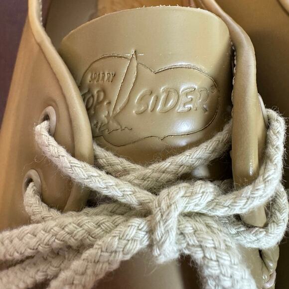 Sperry Top-Sider Captain's Oxford Smoked Elk Boat Shoe - Size M7/W8.5 - Picture 7 of 10